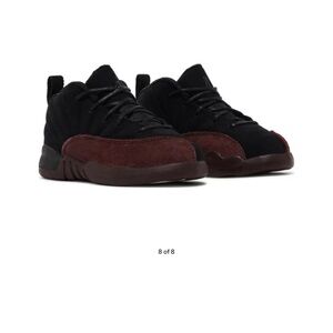 A Ma Maniére x Air Jordan 12 Retro SP TD 'Black Toddler Size 10C blackburgundy